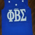 Phi Beta Sigma Fraternity T-shirt Blue sleeveless Muscle Gym shirt GOMAB 1914