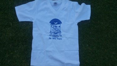 PHI BETA SIGMA FRATERNITY V NECK T-SHIRT Phi Beta Sigma Short Sleeve T-shirt S