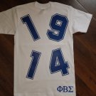 PHI BETA SIGMA FRATERNITY T-SHIRT 1914 Phi Beta Sigma Founders year T-SHIRT
