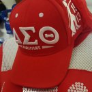 DELTA  SIGMA THETA SORORITY BASEBALL CAP HAT FORTITUDE RED CAP HAT