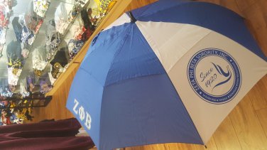 ZETA PHI BETA Sorority Umbrella  Rain Portable Long Extended Umbrella