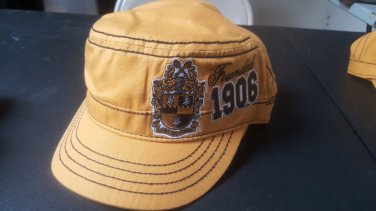 ALPHA PHI ALPHA FRATERNITY CADET HAT ALPHA PHI ALPHA CAPTAINS CAP 1906 GOLD