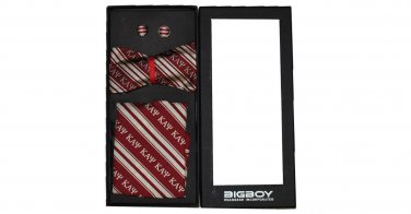 Kappa Alpha Psi Fraternity Untied Bow tie Set cuff link set pocket square