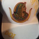 Daughters of Isis White Baseball Cap D.O.I Masonic Mason Cap Egypt cap