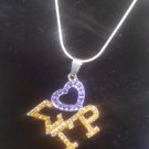Sigma Gamma Rho Sorority I love Sigma Gamma Rho Necklace Chain Silver 16'