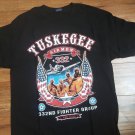 Tuskegee Airmen T-shirt 332 RED TAILS US AIR FORCE 99th Fighter Squadron 2XL
