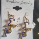 Sigma Gamma Rho Sorority earrings Poodles 1922 Stone Pin S-G-RHO #2