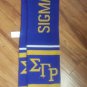 SIGMA GAMMA RHO SORORITY SCARF BLUE GOLD Scarf POODLE FASHION SCARF WRAP 1922 #1