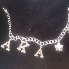ALPHA KAPPA ALPHA  Sorority Metal Bracelet 1908 Ivy League Wrist Chain Link