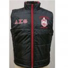 Delta Sigma Theta Sorority Vest Jacket  Black Zip up Bubble Vest Jacket