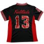 DELTA SIGMA THETA SORORITY FOOTBALL JERSEY BLACK SEQUIN FOOTBALL JERSEY
