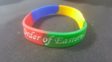 Order of the Eastern Star Sorority Silicone Bracelet O.E.S. wrist band #2