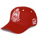DELTA  SIGMA THETA SORORITY BASEBALL CAP HAT DELTA SIGMA THETA BASEBALL CAP RED