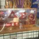 Delta Sigma Theta Sorority Wood Desktop Letters Divine 9 Office Decor Plaque
