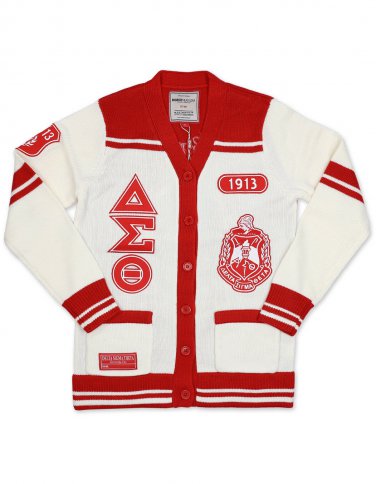 Delta Sigma Theta Sorority Wool SWEATER OOO-OOP ALL REDZ HOWWARD UNIVERSITY