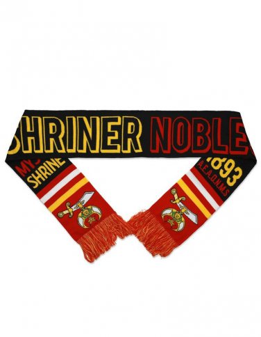 Nobel Shriner Masonic Scarf Prince Hall Freemason Scarf