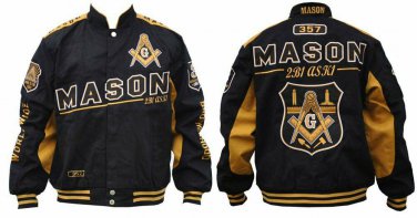Freemason Jacket Masonic Fraternity Race Jacket Jacket Worldwide Brotherhood