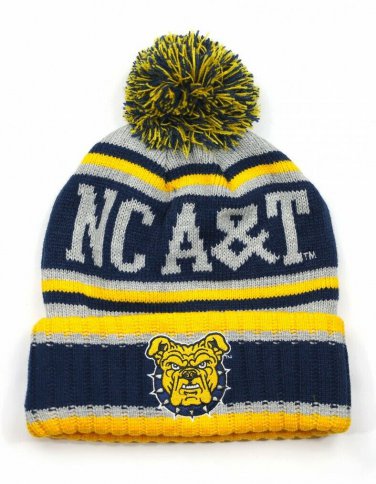 NORTH CAROLINA A&T STATE UNIVERSITY  Beanie Hat Cap HBCU Ball Beanie Skull Cap