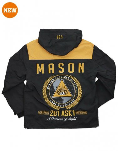 Freemason Masonic Fraternity Windbreaker Jacket  Freemason Windbreaker 2b1ask1