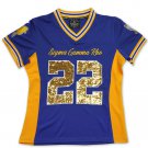 SIGMA GAMMA RHO SORORITY FOOTBALL JERSEY SEQUIN FOOTBALL JERSEY 1922