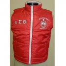 Delta Sigma Theta Sorority Vest Jacket  Zip up Bubble Vest Jacket