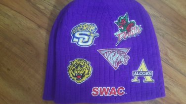 South West Athletic Conference Beanie Hat Cap HBCU SWAC Ball Beanie Skull Cap #3