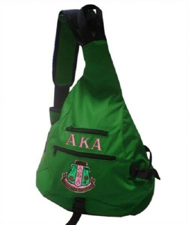 Alpha Kappa Alpha  Sorority Sling Backpack Bag Divine 9 Sling Bag Shoulder