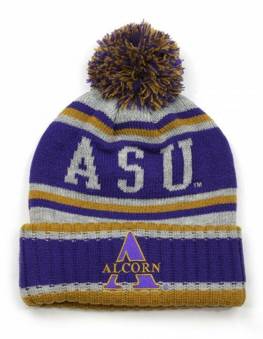 ALCORN STATE UNIVERSITY Beanie Hat Cap HBCU Ball Beanie Skull Cap