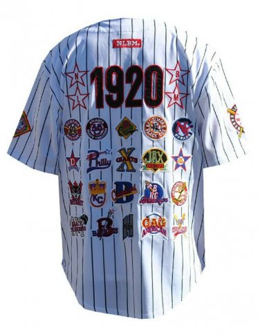 NEGRO LEAGUE COMMEMORATIVE BASEBALL JERSEY WHITE
