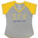 SIGMA GAMMA RHO SORORITY V-NECK T-SHIRT  SHORT SLEEVE V-NECK T-SHIRT 1922