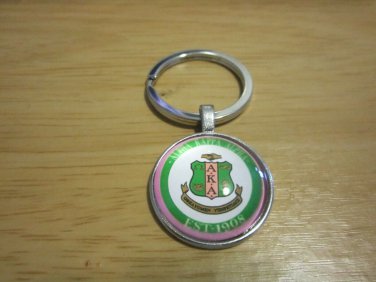 Alpha Kappa Alpha Fraternity Key Chain Divine 9 Key chain Crossing Gifts