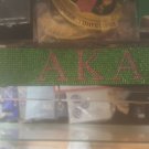 Alpha Kappa Alpha Sorority Silver Bling Bracelet  magnetic wristband