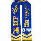 SIGMA GAMMA RHO SORORITY SCARF BLUE GOLD Scarf POODLE FASHION SCARF 1922 #2