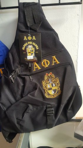 Alpha Phi Alpha Sling Backpack Bag Divine 9 Fraternity Sling Bag Shoulder strap