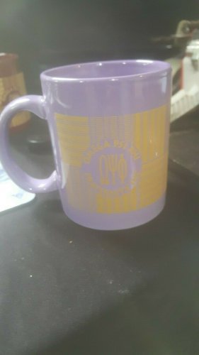 Omega Psi Phi Coffee Cup Mug Ceramic Coffee Cup Purple