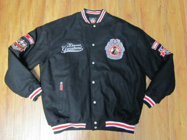 Negro League Baseball Commemorative Jacket  NLBM Wool Letterman Jacket  XL