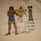 Masonic Freemason short sleeve T-shirt 2B1ASK1 White Freemason T-shirt