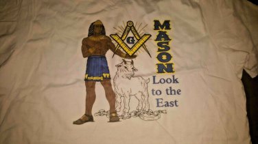 Masonic Freemason short sleeve T-shirt 2B1ASK1 White Freemason T-shirt