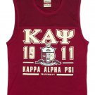 Kappa Alpha Psi Fraternity T-SHIRT SLEEVELESS MUSCLE SHIRT TOP T-SHIRT NUPE