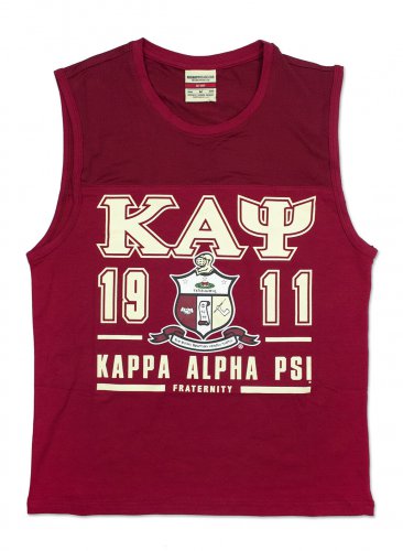 Kappa Alpha Psi Fraternity T-SHIRT SLEEVELESS MUSCLE SHIRT TOP T-SHIRT NUPE