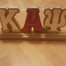 Kappa Alpha Psi Wood Desktop Letters Divine 9 Office Decor Plaque