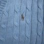 POLO RALPH LAUREN V-NECK SWEATER PIMA COTTON SWEATER NEW MSRP $125.00 XL