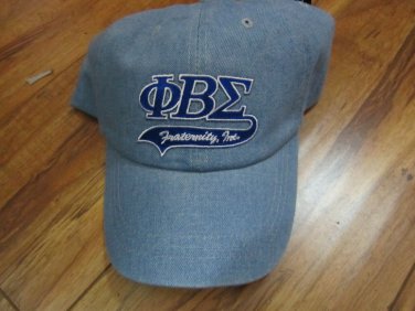 PHI BETA SIGMA FRATERNITY DAD HAT BLUE DENIM DAD STYLE HAT GOMAB