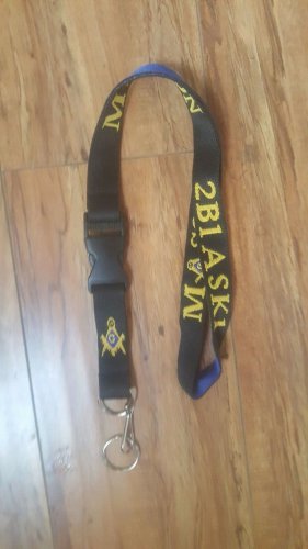 Freemason Masonic Fraternity Crest Lanyard