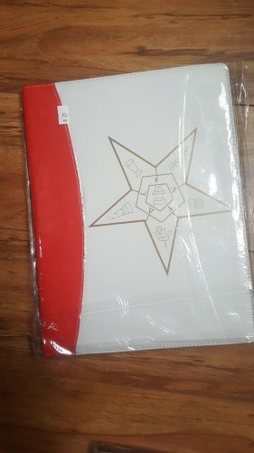 Order of The Eastern Star Padfolio Book Divine 9 Notepad  Notebook