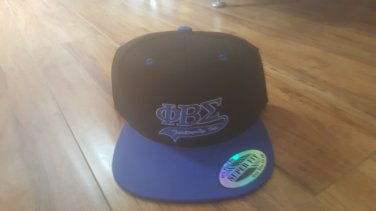 PHI BETA SIGMA FRATERNITY BASEBALL HAT CAP GOMAB BLUE BLACK SNAP BACK CAP #1