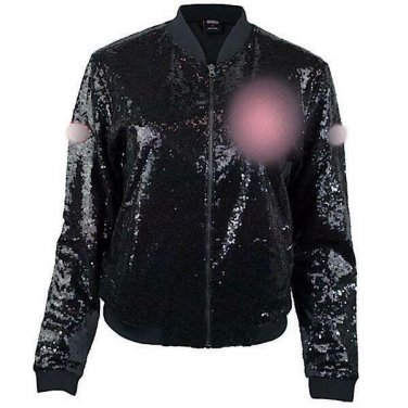 DELTA SIGMA THETA SEQUIN JACKET BLACK DELTA SIGMA THETA CASUAL EVENING COAT