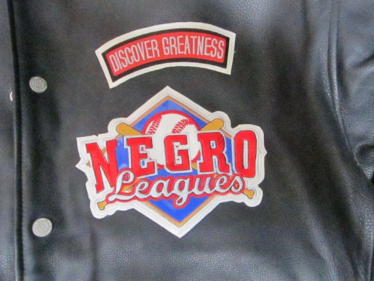 Negro League Baseball Commemorative Leather Jacket LEATHER JACKET