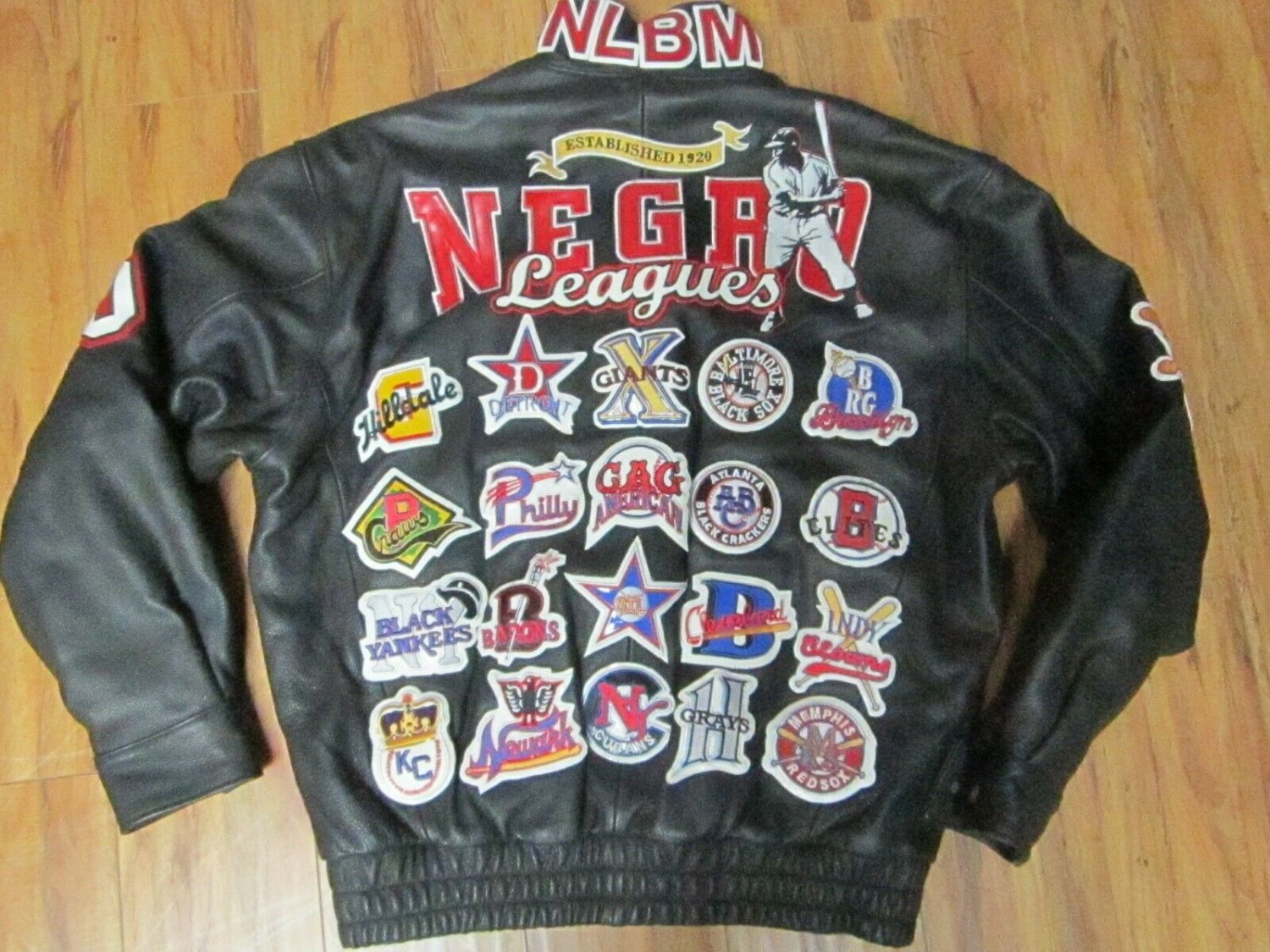 Negro League Baseball Commemorative Leather Jacket LEATHER JACKET ...