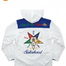 Order of the Eastern Star Jacket OES Sorority White Windbreaker Jacket